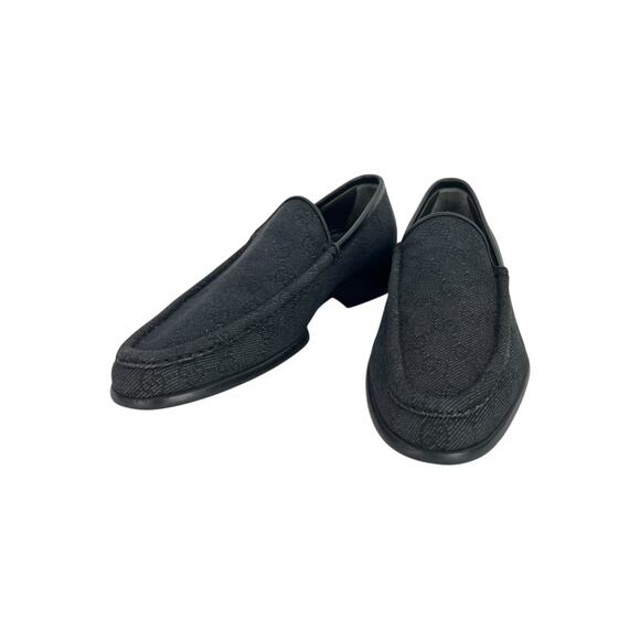 Gucci Monogram Canvas Loafers - Picture 1 of 8